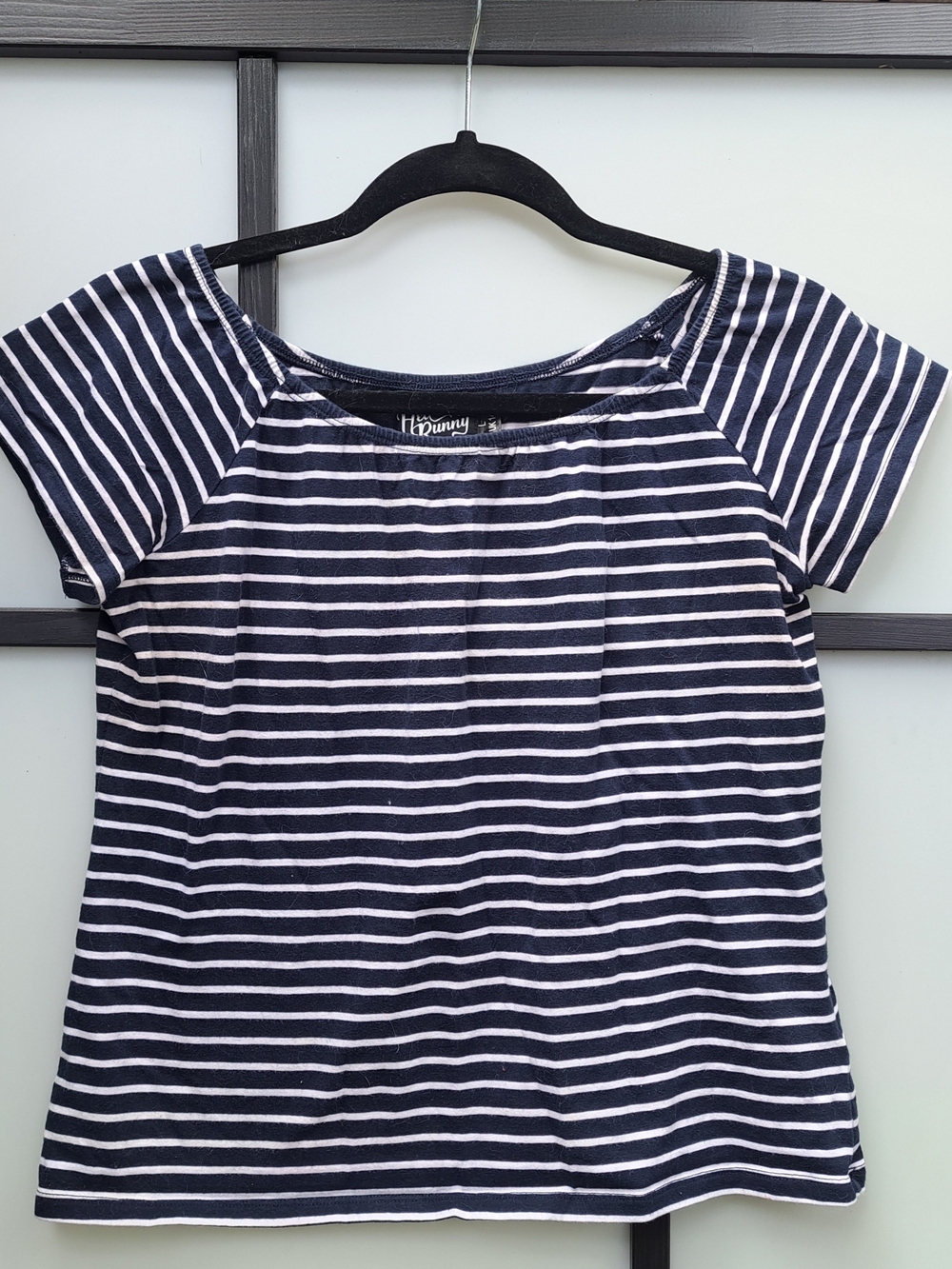 Hell Bunny Women's Striped Pin Up Top Size Large